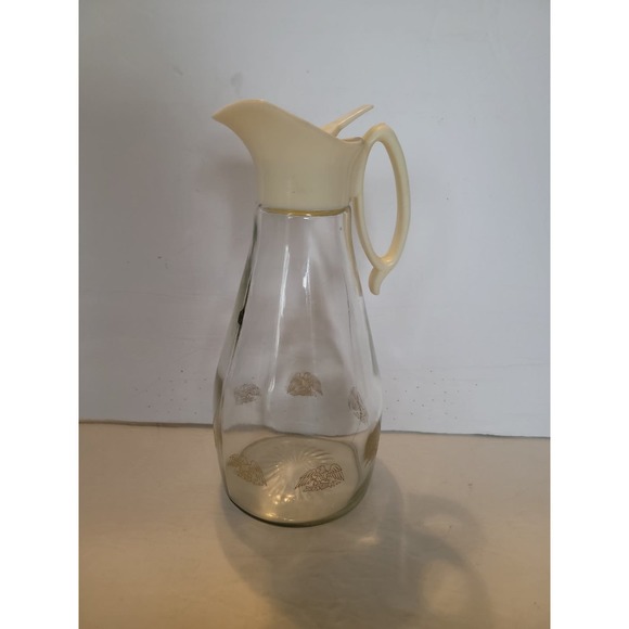 Log Cabin Vintage Federal Gold Eagle Syrup Dispenser - Picture 1 of 5